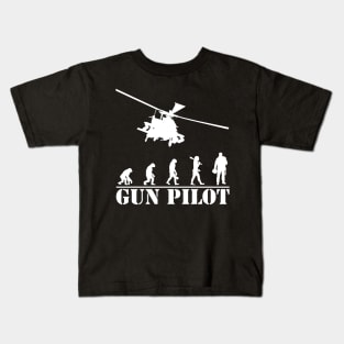 Gun Pilot - Evolution of the Gun Pilot Kids T-Shirt